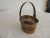 Indian Small Brass Indian Decorative Basket With Handle For Sale - Image 3 of 5