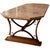 Stone Large Granite Dining Table on an Oak and Wrought Iron Base, 1950s For Sale - Image 7 of 7
