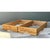 Camel Vintage Stacked Rattan King Bed Base - Pair For Sale - Image 8 of 12