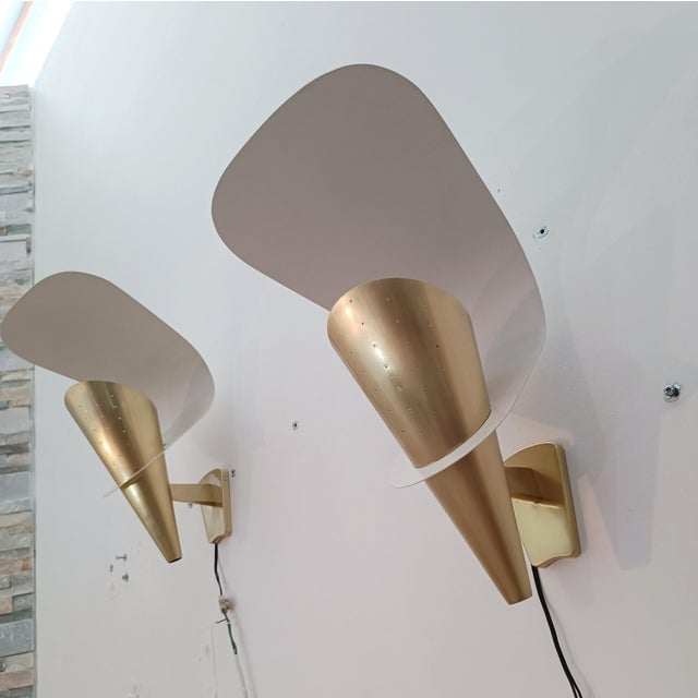 Vintage Wall Lights by Metalarte, 1960s, Set of 2 For Sale - Image 3 of 12