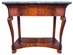 Restoration Entrance Console in Mahogany