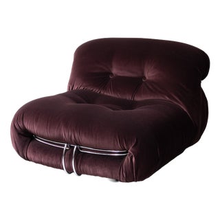 Vintage Soriana Lounge Chair by Afra & Tobia Scarpa for Cassina, 1970s For Sale