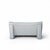 Vintage Nicoletti Italia Postmodern Gray Leather Loveseat, Italy, 1980s For Sale - Image 14 of 18