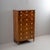 Elegant and slender Biedermeier tall chest from Vienna featuring seven drawers, with the top drawer crafted in a shallower...