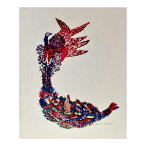 Aristide Caillaud Cantique Du Singulier 1977 Reproduction Print