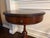 Vintage Regency Style Mahogany Pedestal Drum Side Table With Brass Claw Feet For Sale In Baltimore - Image 6 of 12