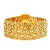 1970s Vintage Italian 18k Gold Wide Openwork Link Bracelet, 72.9 Grams For Sale - Image 5 of 15