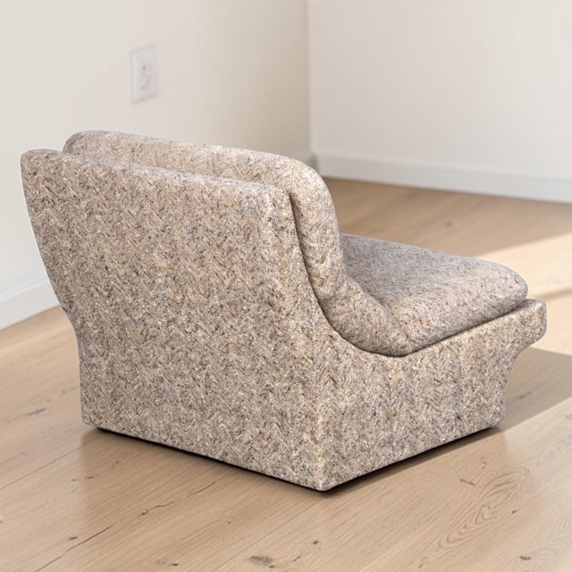 1960s Vladimir Kagan Style 9-Piece Curved Modular Sofa Sectional For Sale - Image 5 of 18