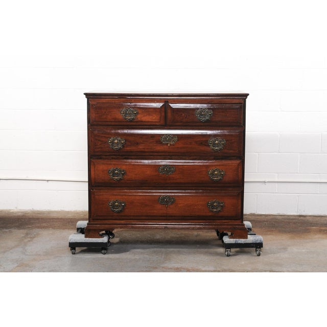Brown Early 19th Century Portugese Rosewood Chest For Sale - Image 8 of 13