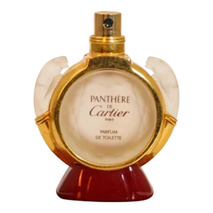 Panthere De Cartier Collectible Vintage Perfume Bottle in Original Box Art Deco