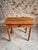 Antique French Walnut Writing Table with Drawer, 1900s For Sale - Image 10 of 16