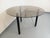 Vintage Round Dining Table in Smoked Glass with Black Metal and Chrome Metal, 1980s For Sale - Image 6 of 18