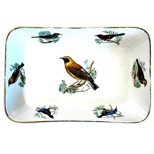 Early 20th Century Le Faune Birds Lourioux Fire Proof French Porcelain Casseroles - Set of 4 For Sale In Boston - Image 6 of 18