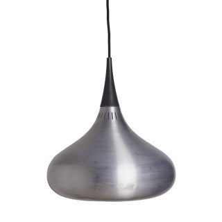 Mid-Century Danish Aluminum Pendant Lamp by Jo Hammerborg for Fog & Mørup, 1960s For Sale