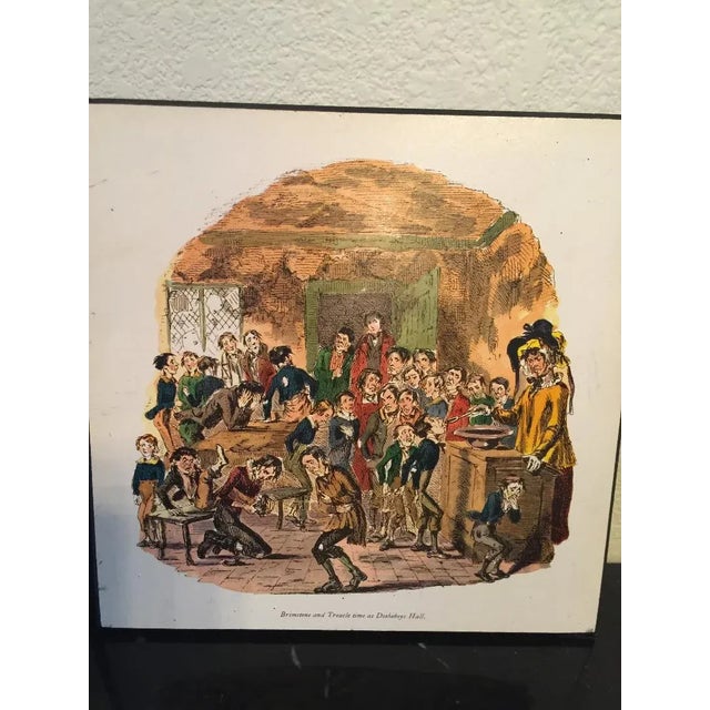 Vintage English Traditional Charles Dickens Pictures From His Classic Stories - Set of 3 For Sale - Image 4 of 9
