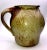 Brown Mid 20th Century Abstract Faces Art Studio Pottery Pitcher For Sale - Image 8 of 8