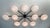 21st Century Dieci Satin Black Nickel Glossy White Murano Flush Mount by Fabio LTD For Sale - Image 6 of 6