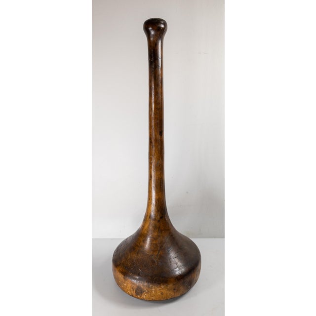 19th Century Unusual Carved Wood Ceremonial Club Sculpture, Pacific Islands For Sale - Image 4 of 16