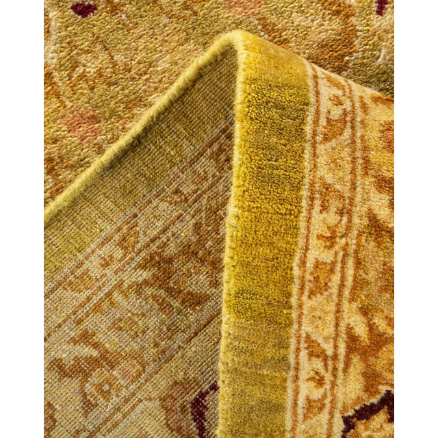 Mogul, One-of-a-Kind Hand-Knotted Area Rug in Green, 8' 3" x 10' 5" For Sale In New York - Image 6 of 8