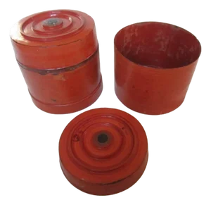Antique Chinese Red Lacquer Boxes, Set of 2