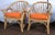 Mid-Century Modern Mid-Century Circle Sided Rattan Armchairs - a Pair For Sale - Image 3 of 18