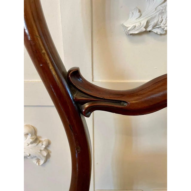 Brown Victorian Mahogany Dining Chairs, Set of 4 For Sale - Image 8 of 16