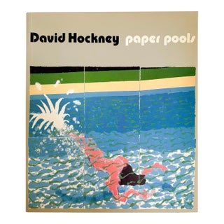 David Hockney Paper Pools, 1980 First Edition Paperback David Hockney Art Book For Sale