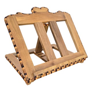 Italian Carved Adjustable Book Rest For Sale