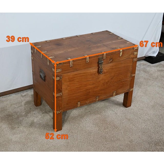 Teak Chest, Late 19th Century For Sale - Image 18 of 18