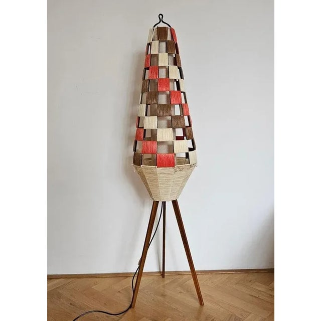 Mid-Century Rocket Tripod Floor Lamp, Germany, 1960s For Sale - Image 4 of 13