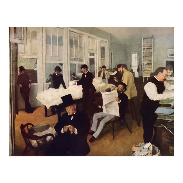 Edgar Degas Cotton Market Limited Edition For Sale