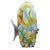 Tall Mid Century Multi Color Murano Glass Fish For Sale