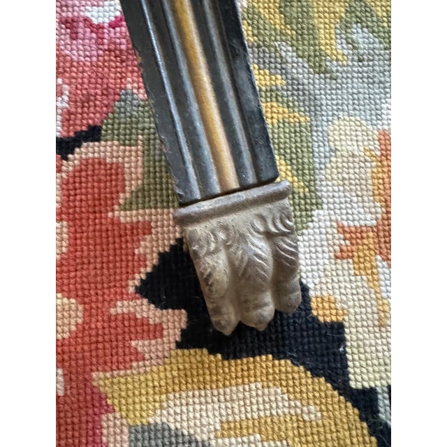 Wood Mid-19th Century Victorian Ebonized Tilt-Top Table With Hand Painted Chinoiserie Decoration For Sale - Image 7 of 8