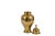14" Brass Ginger Jar Mid-Century Modern Hollywood Regency Typically manufactured in India during the 1970s and 1980s....