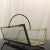 Vintage Brass & Glass Magazine Rack Holder For Sale In Fayetteville, AR - Image 6 of 11