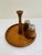 Wood Swedish Salt and Pepper Set in Teak by K. Holmberg, 1960s, Set of 3 For Sale - Image 7 of 7
