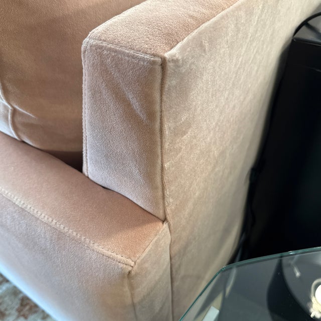 Rose Room & Board Jasper Sofa, Rose For Sale - Image 8 of 12