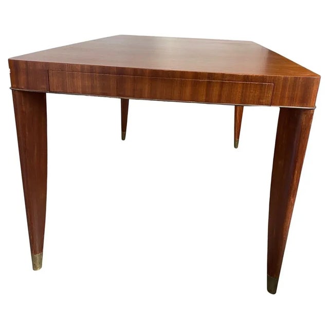 Wood Art Deco Dining Table from De Coene, 1941 For Sale - Image 7 of 15