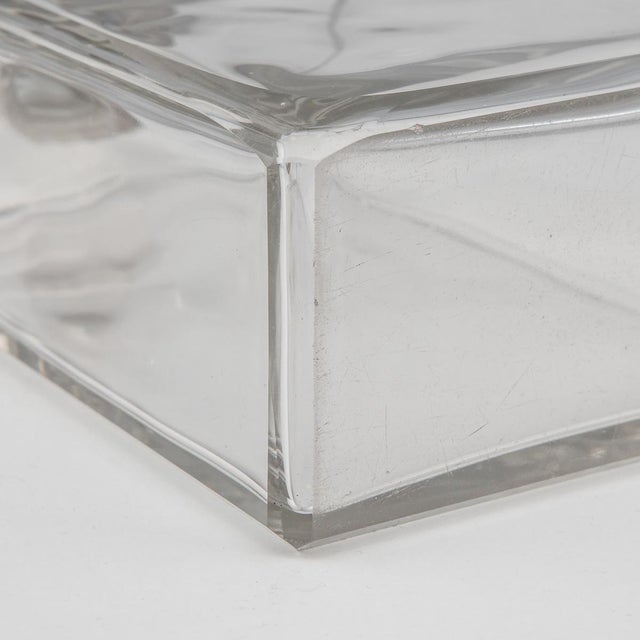 20th Century English Solid Silver & Glass Spirit Decanter with Lock & Key, 1928 For Sale - Image 10 of 12