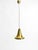Original 1960s hans-agne jakobsson brass pendant lamp by markaryd. Made in sweden. the shade and canopy are crafted from...