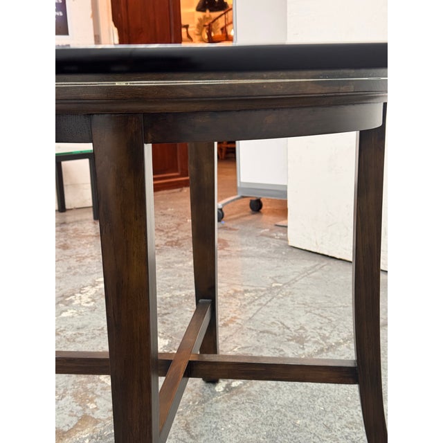 Brown Crate & Barrel Halo Table For Sale - Image 8 of 12