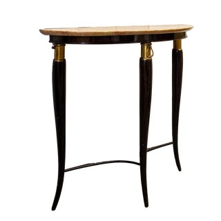 Teak Console Table attributed to Osvaldo Borsani, Italy, 1950s For Sale