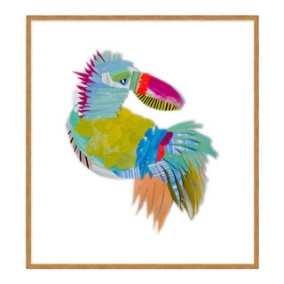 Zazu by Melvin G in Gold Framed Paper, Small Art Print For Sale