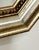 1990s Mini Vintage Hexagonal Italian Molding Mirror For Sale - Image 5 of 10