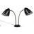 Mid 20th Century Kurt Versen Two-headed Goose-neck Table Lamp For Sale - Image 5 of 7