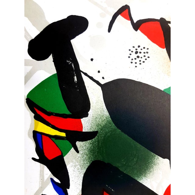 Joan Miro, 1977, Abstract Lithograph, 1977 For Sale - Image 4 of 7