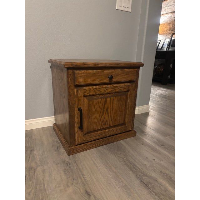 This is a brand new, handcrafted to sell piece. Unlike mass-produced furniture, this nightstand is crafted from solid...