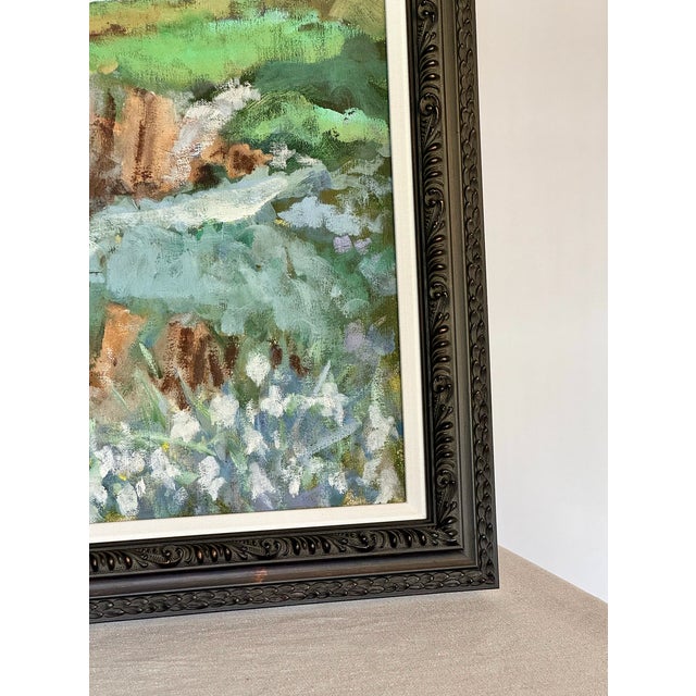 1970 California Plein Air Oil on Canvas Painting, "Laguna Coastline" For Sale - Image 4 of 5