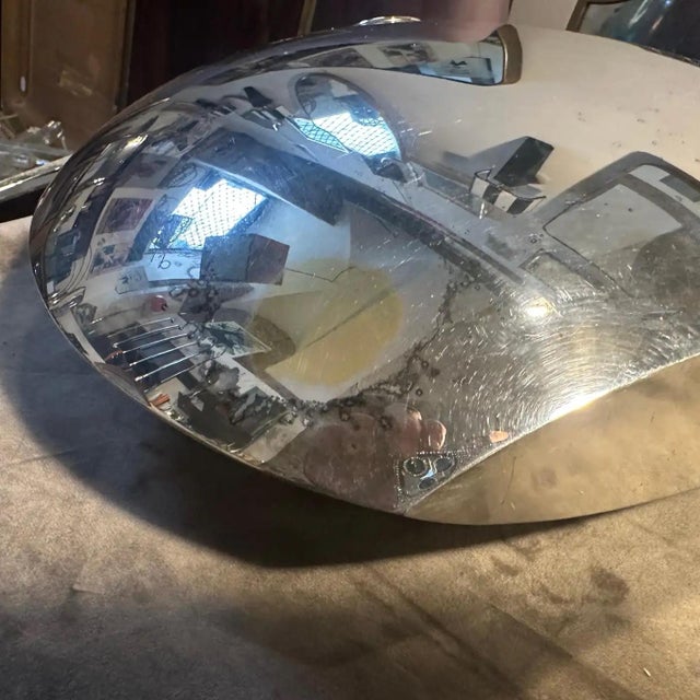 A Rare 1980s Minimalist Silver Plated Vase by Lino Sabattini For Sale - Image 9 of 11