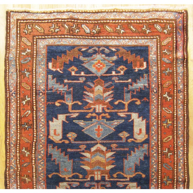 1920s Antique Persian Hamadan Oriental Rug-4’0"x6’2" For Sale - Image 4 of 5